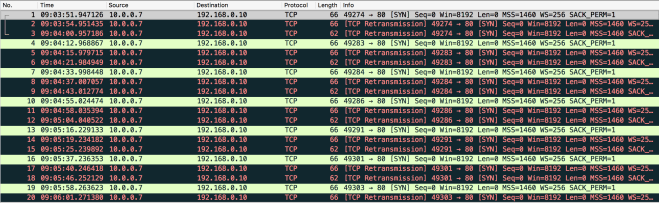 Outlook Opening Wireshark Trace