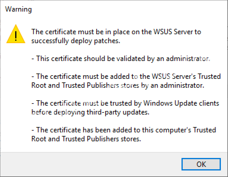 Actions you must take